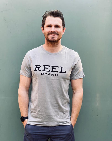 Essentials Reel Tee Grey - REEL BRAND