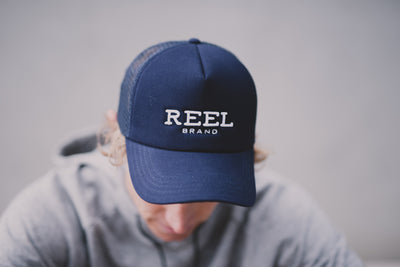Trucker Hat Navy - REEL BRAND