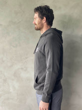 Hoodie - Washed Black - REEL BRAND