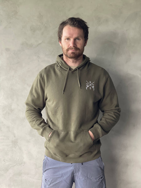 Hoodie - Cross Rods Emblem - REEL BRAND