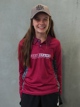 Kids Tropi-cool Shirt Maroon - REEL BRAND