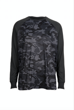 Performance Long Sleeve Tee Black Camo - REEL BRAND
