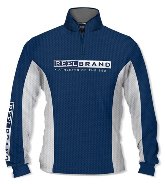 AOTS Fishing Shirt Zip Collar - REEL BRAND