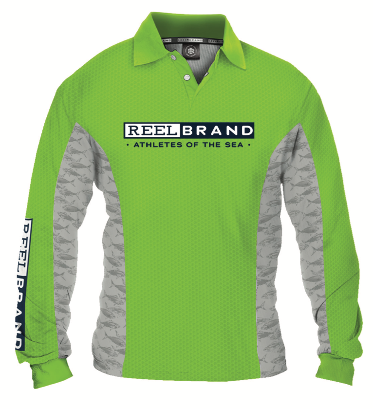 Tropi-cool Shirt Lime Green - REEL BRAND