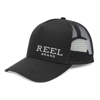 Trucker Hat Black - REEL BRAND